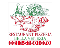 Restaurant Pizzeria Bella Venezia logo.